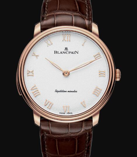 Review Blancpain Métiers d'Art Watches for sale Blancpain Répétition Minutes Replica Watch Cheap Price 6632 3642 55A